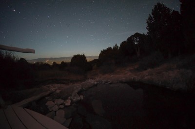 Night sky over the Meadow Pond